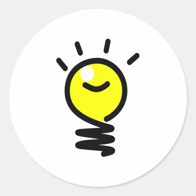 Adesivo Ideia de lâmpada (Frente)