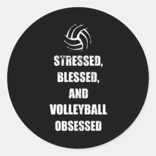 Adesivo Ideia de Presente da Equipe de Voleibol de Praia