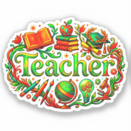 Adesivo Ideia de Presente Feliz | Apreciação ao Professor 