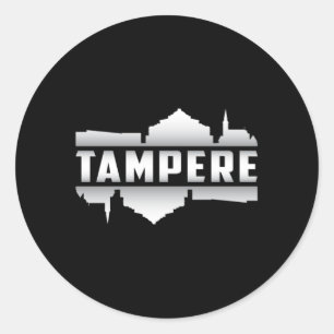 Adesivo Ideia de um Presente de Cidade de Tampere, Finlân