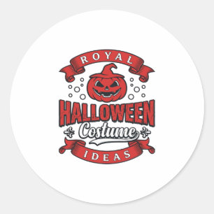 Adesivo Idéias de Fantasias de Halloween Vintage Vector De
