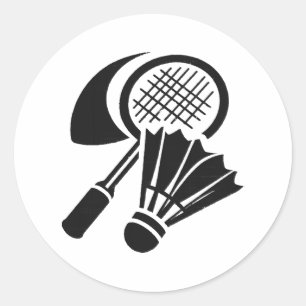 Adesivo Ideias de presentes de badminton