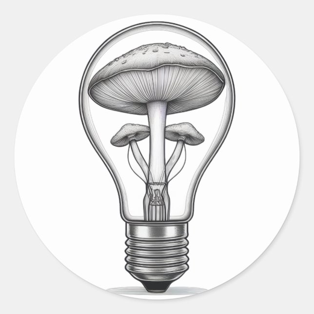 Adesivo Ideias Mushrooming (Frente)