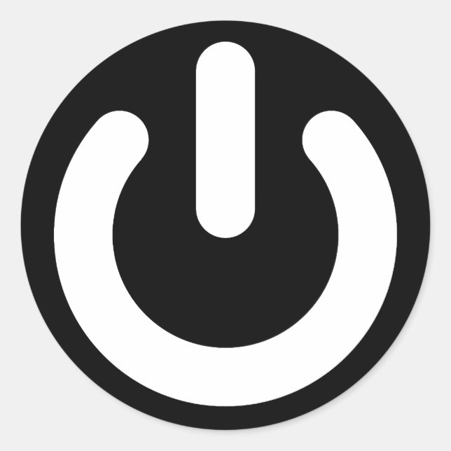 Adesivo Ideologia de potência do geek (Frente)