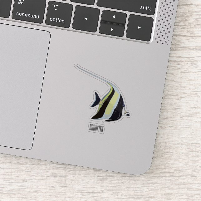 Adesivo Idiota de desenho animado (Detalhe)