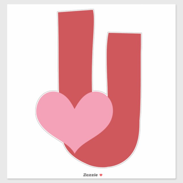 Adesivo Idosos adorados [a letra U] (Folha)