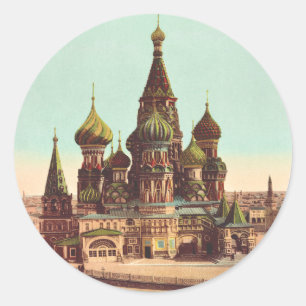 Adesivo Igreja de São Basílio, Praça Vermelha Moscou