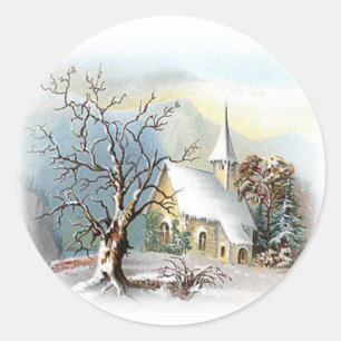 Adesivo Igreja do inverno