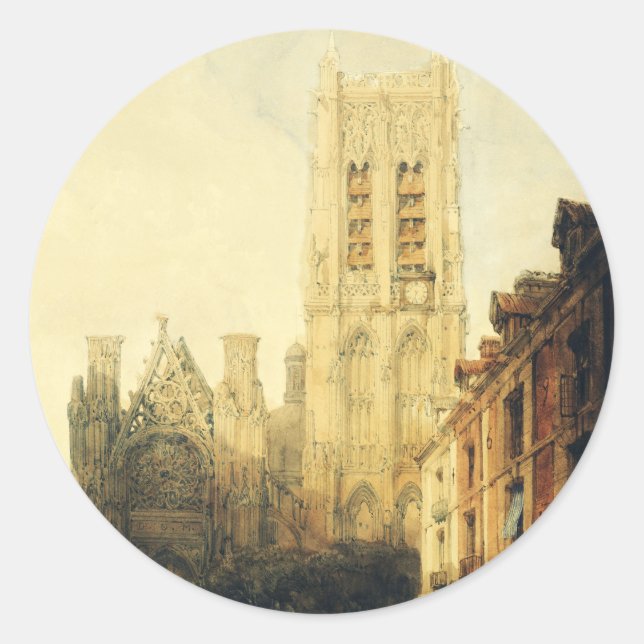 Adesivo Igreja Saint-Jacques em Dieppe (Frente)
