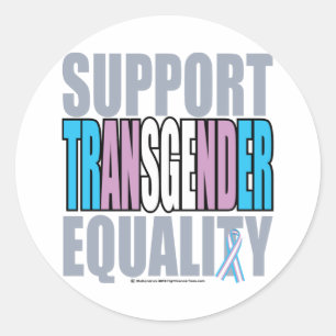 Adesivo Igualdade do Transgender do apoio