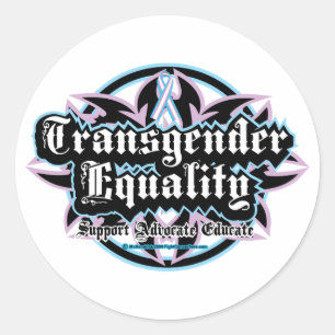 Adesivo Igualdade do Transgender tribal