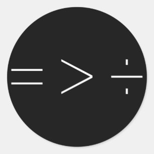 Adesivo Igualdade É Maior Que Divisão Preta