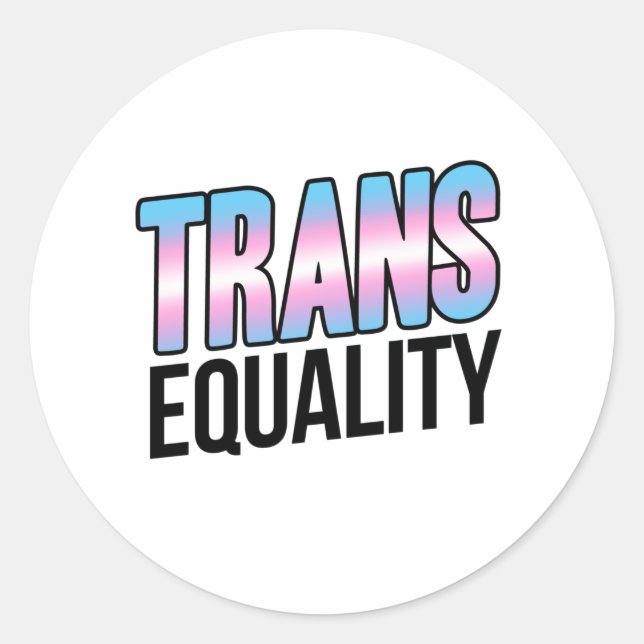 Adesivo Igualdade Trans (Frente)