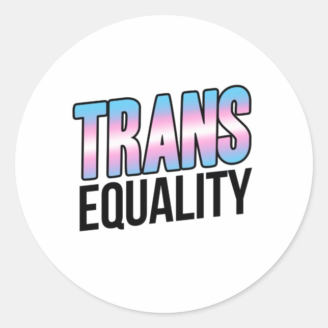 Adesivo Igualdade Trans (Frente)