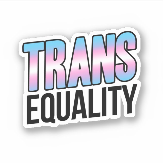 Adesivo Igualdade Trans (Frente)
