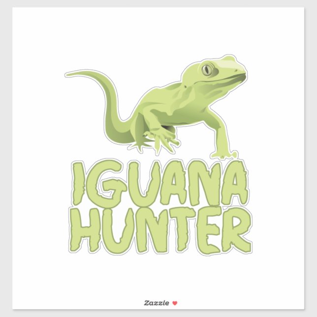 Adesivo Iguana Hunter (Folha)