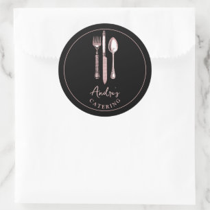 Adesivo Ilegante Utensílios de utensílios de catering pret
