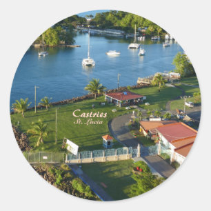 Adesivo Ilha Caribe Santo Lucia