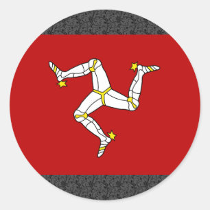 Adesivo Ilha da bandeira do homem
