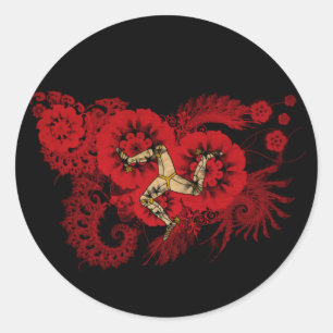 Adesivo Ilha da bandeira do homem