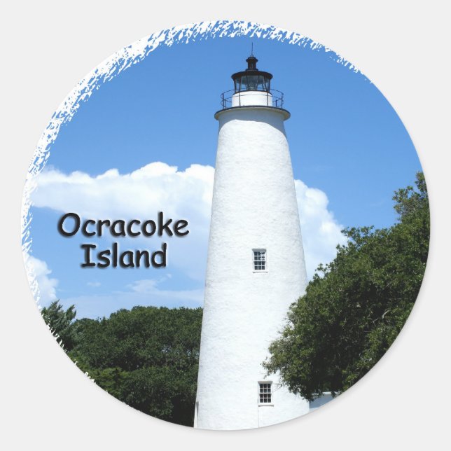 Adesivo Ilha de Ocracoke (Frente)