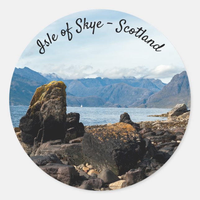Adesivo Ilha de Skye - Escócia, Reino Unido (Frente)