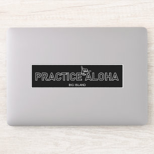 Adesivo Ilha Grande - Pratique Aloha Shaka (Segure solto)