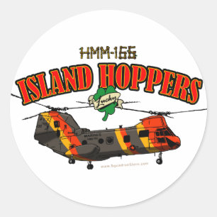 Adesivo Ilha Hoppers Simple Design