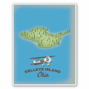 Adesivo Ilha Kelleys Ohio