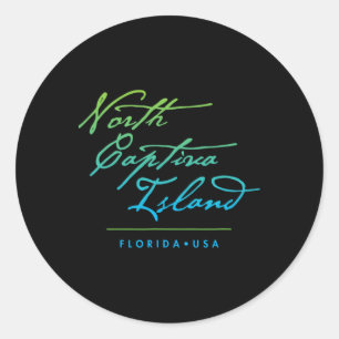 Adesivo Ilha North Captiva Flórida