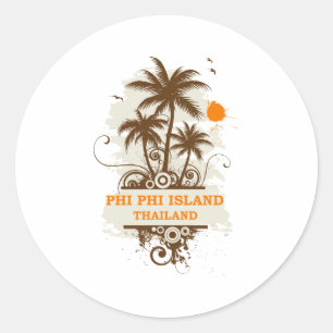 Adesivo Ilha Tailândia da phi da phi