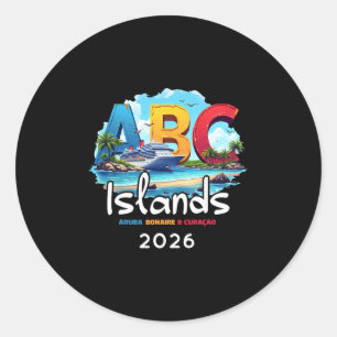 Adesivo Ilhas Abc Aru Bonaire Curaçao Cruzeiro Férias 20