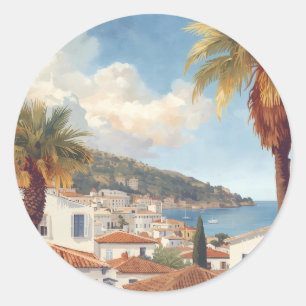 Adesivo Ilhas Baleares Viagem Francesa Vintage