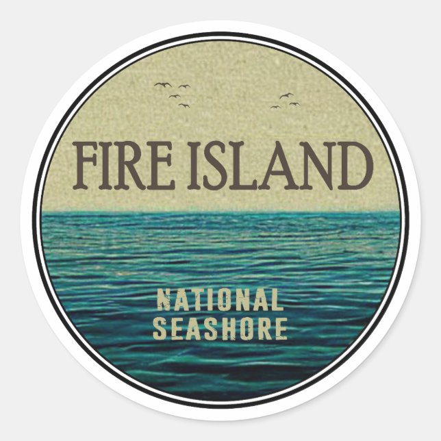 Adesivo Ilhas de Fogo - Águas Costeiras Nacionais de Nova  (Frente)