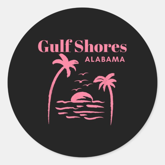 Adesivo Ilhas do Golfo do Alabama (Frente)
