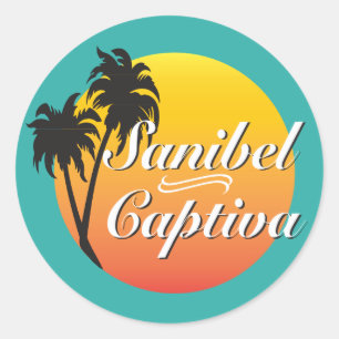 Adesivo Ilhas Florida de Sanibel e de Captiva