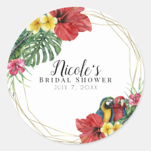 Adesivo Ilhas Tropicais - Paraíso - Botânica Floral