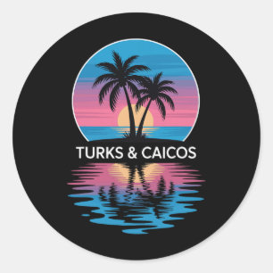 Adesivo Ilhas Turcas e Caicos