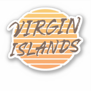Adesivo Ilhas Virgens
