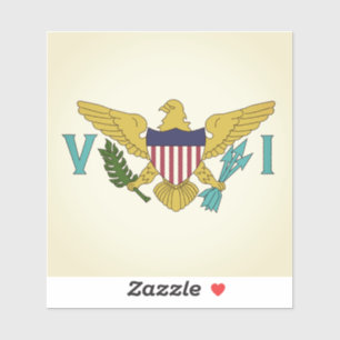 Adesivo Ilhas Virgens dos EUA