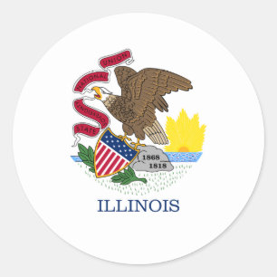 Adesivo Illinoisan Flag, Flag of Illinois