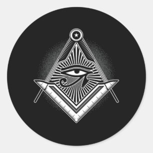 Adesivo Illuminati Masonic Pyramid Triangle Gif