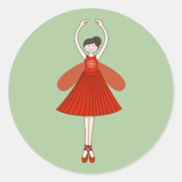 Adesivo Illusima Ballerina Christmas Fairy Green