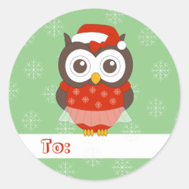 Adesivo Illusima Owl Ballerina Flocos de Neve de Natal Ver