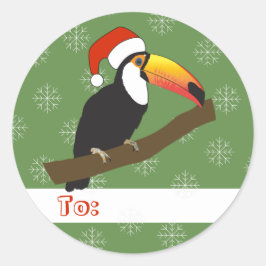 Adesivo illusima Tucano Natal Flocos de Neve Verde