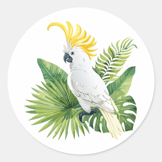 Adesivo Illustration of parrot cockatoo (Frente)