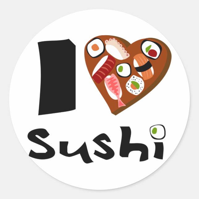 Adesivo ilovesushipegatina (Frente)