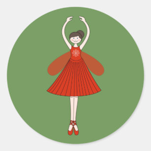 Adesivo ilusima Ballerina Fada de Natal