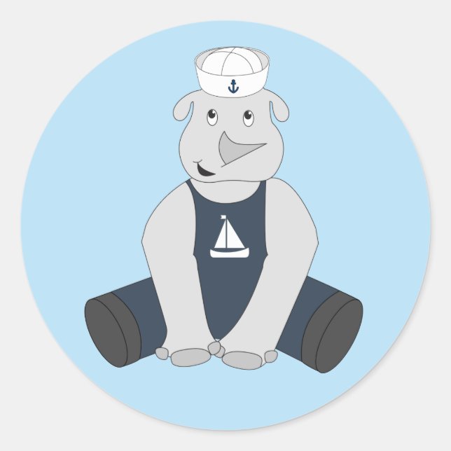Adesivo ilusima Rhino Sailor (Frente)