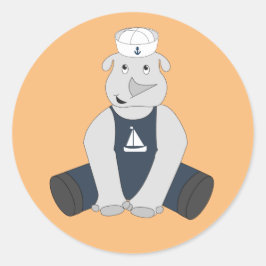 Adesivo ilusima Rhino Sailor Orange